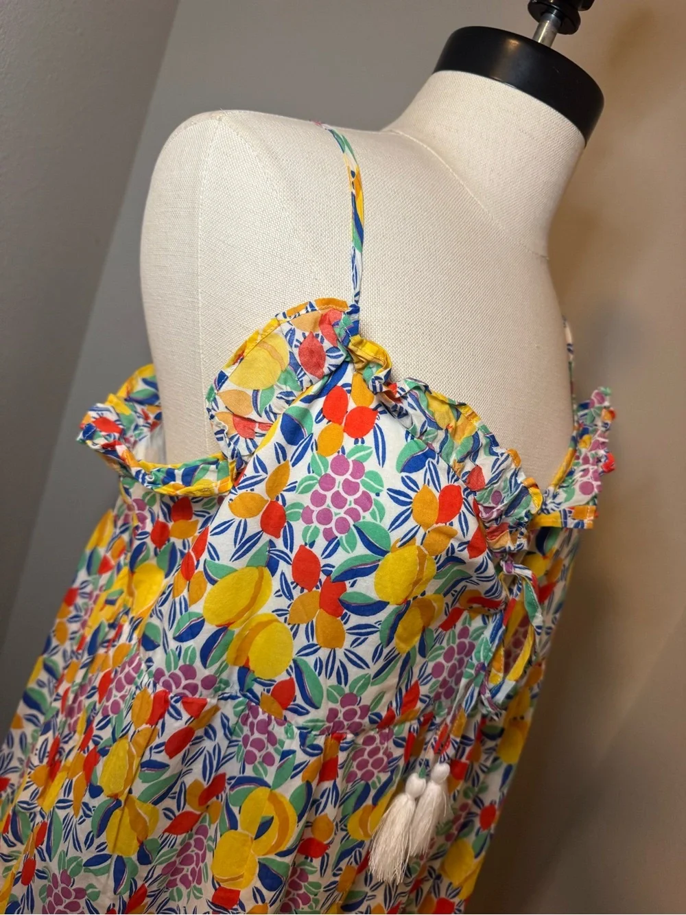 J.Crew ruffle tiered maxi dress